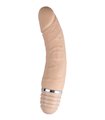 Purrfect Silicone Vibrator with large top Flesh